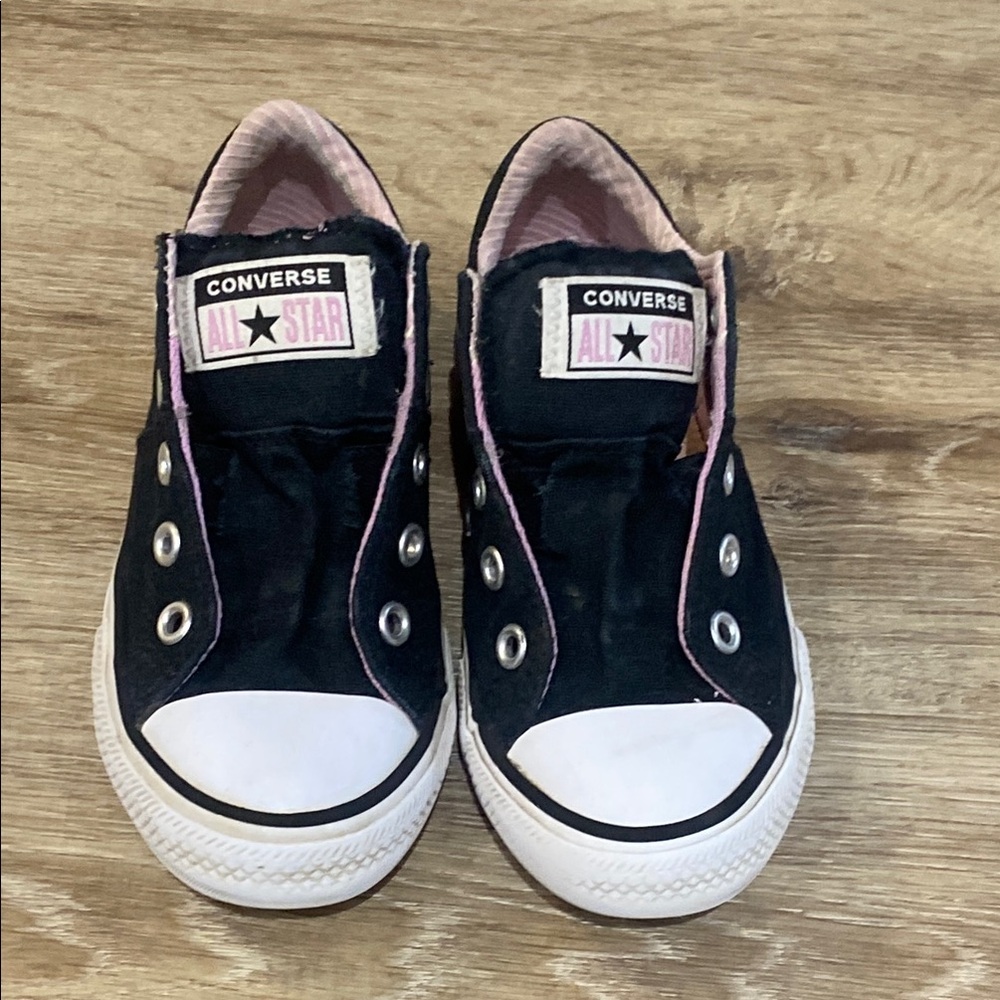 Converse Kids Black and White Sneakers